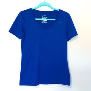 Nike Tee Shirt Women’s Blue Dri-Fit Size Small